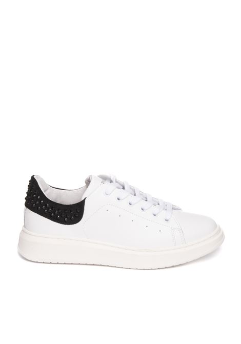 White/black leather sneaker UMA PARKER NEW YORK | 1030124PELLE-BIANCO/NERO